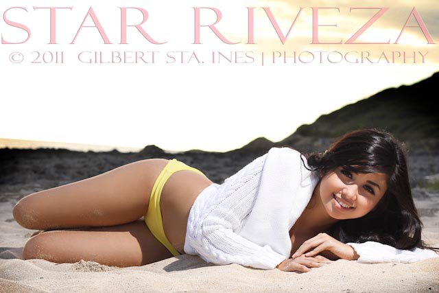 Female model photo shoot of star riveza
