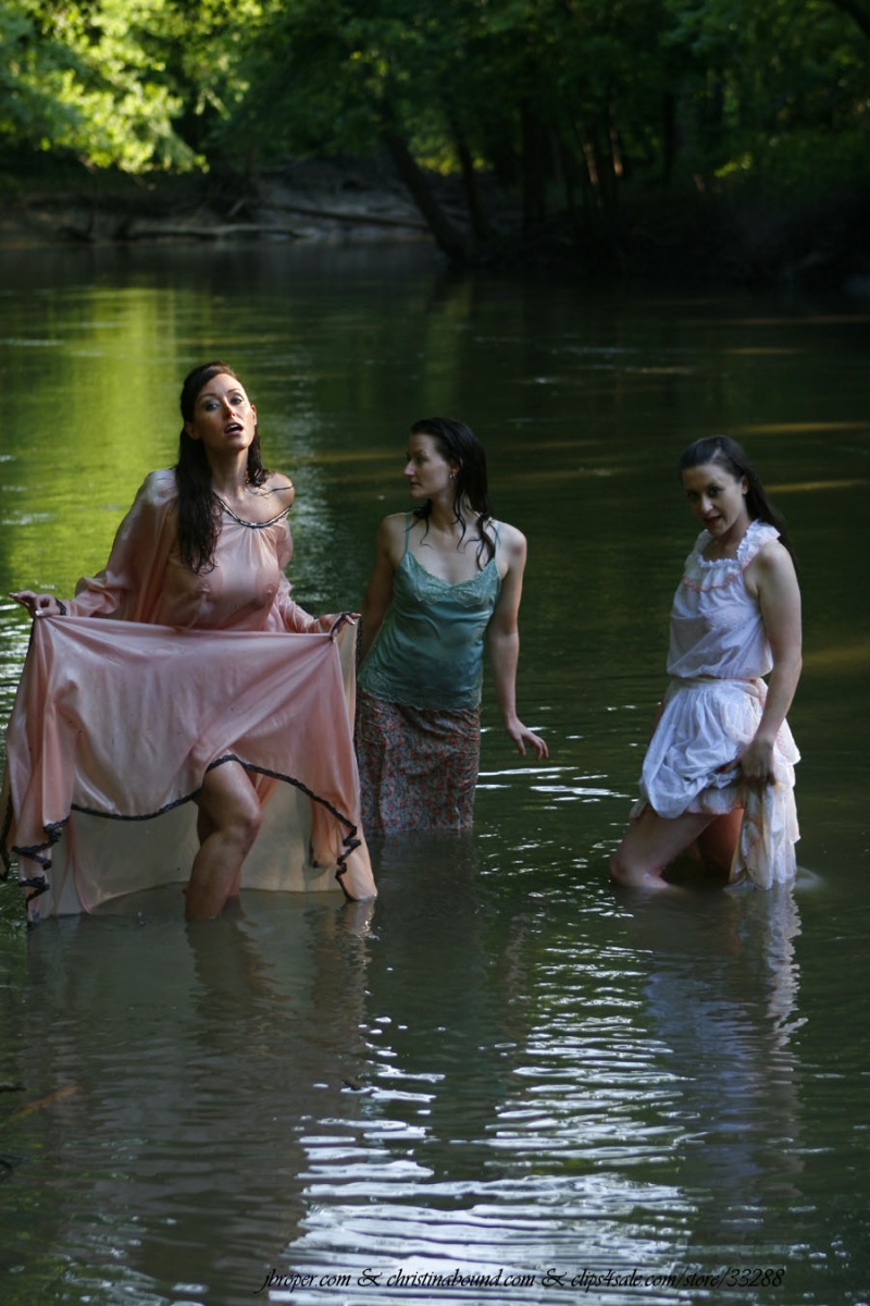 Male and Female model photo shoot of JBRoper, Christina C, Serene Isley and AJ Marion in Sangamon River