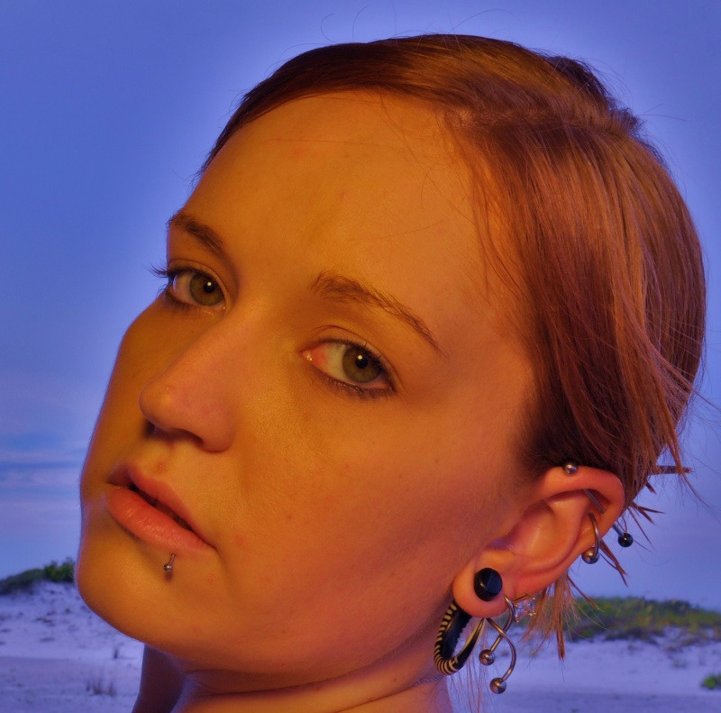 Female model photo shoot of Raeness Deadlie Siren in Navarre Beach, Fl