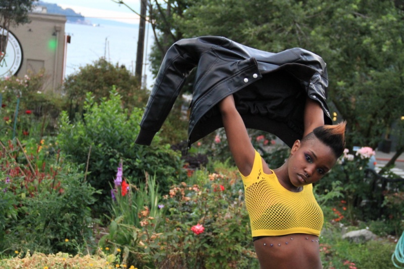 Female model photo shoot of Valerie D Reed and Kamau Xena in Seattle