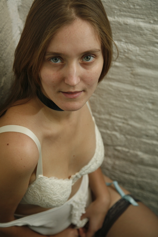 Female model photo shoot of Zhanna R in Manhattan