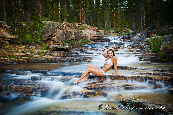 Male and Female model photo shoot of David Terry Photography and Hannah McKinzie in Provo River Falls