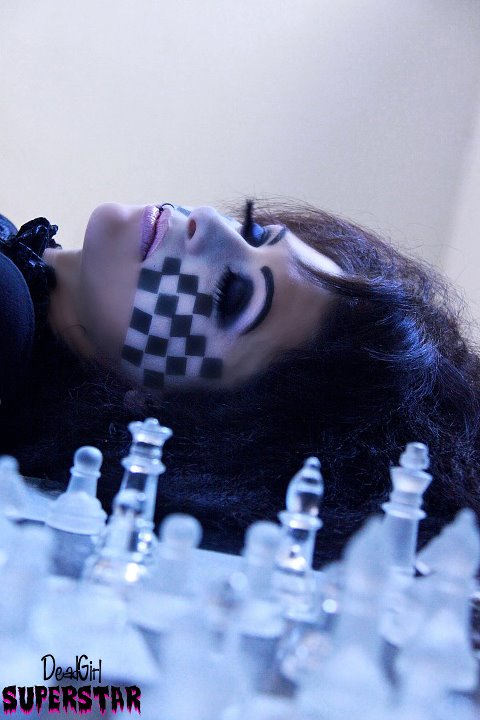 Female model photo shoot of DeadGirl Superstar, makeup by Sophie Fischer