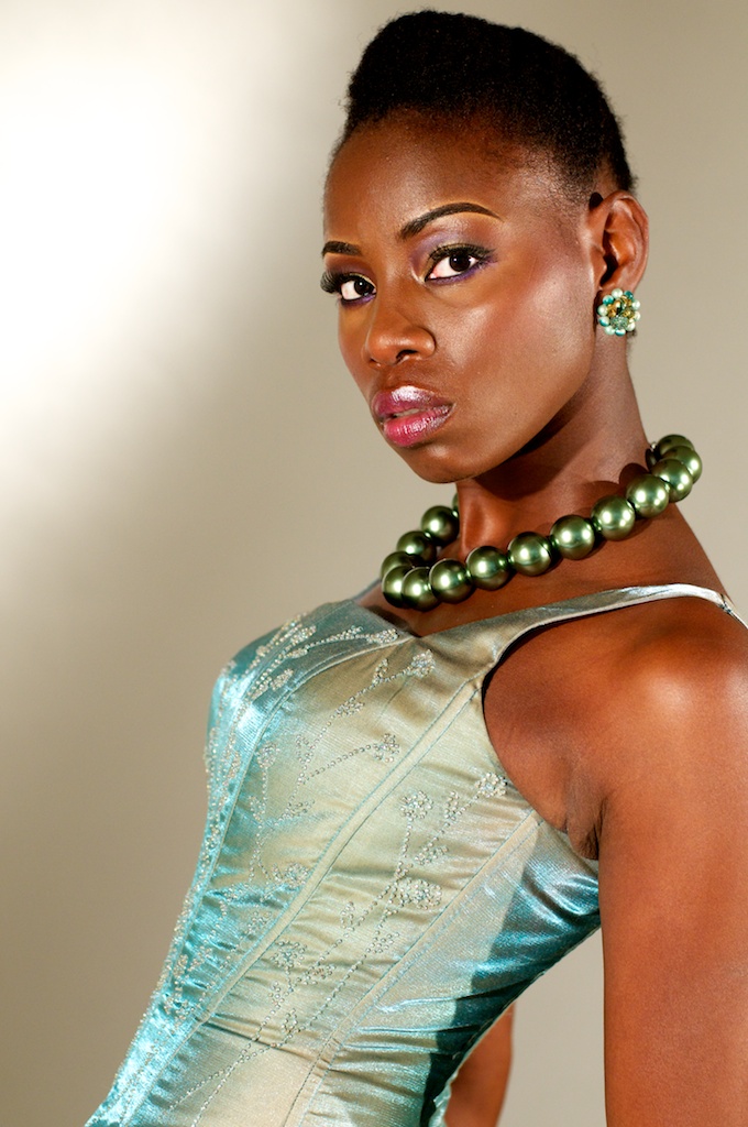 Female model photo shoot of Adebola Adura Ade by AG Herrera, hair styled by Thomas Shelton Hair , wardrobe styled by C Scott Design