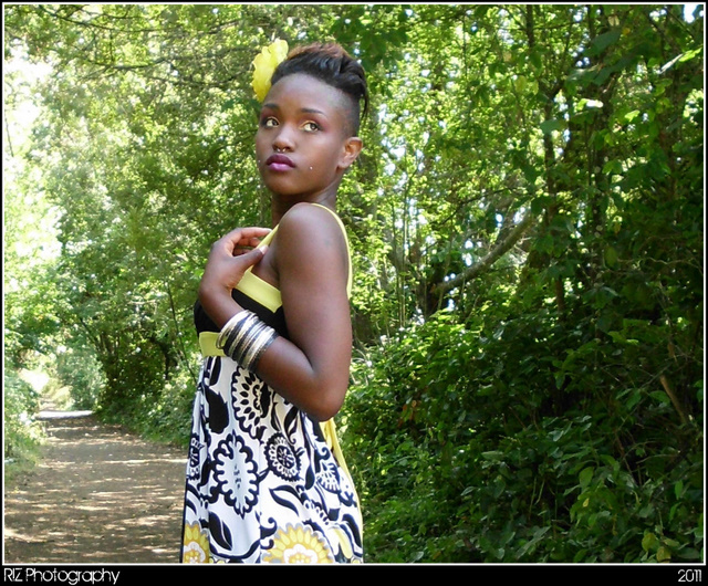 Female model photo shoot of Kamau Xena by RIZ Photography