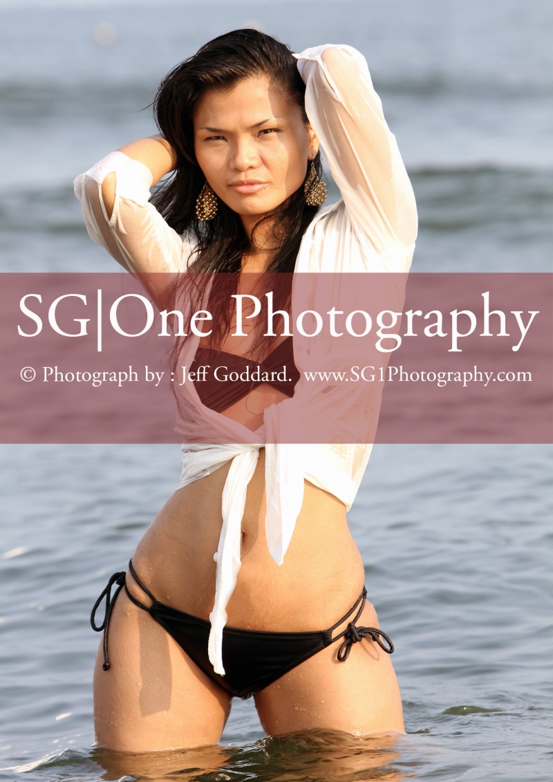 Male and Female model photo shoot of Goddard Photografix and Irish  kashima  by Goddard Photografix in Enoshima Beach, Japan.