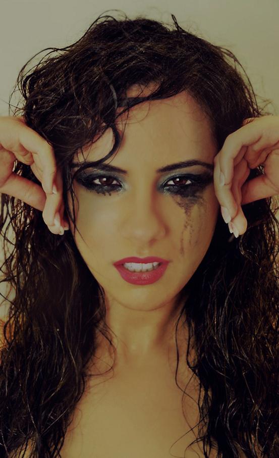 Female model photo shoot of Catharine Flanagan MUA and Shaznay F