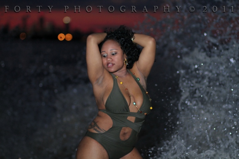 Male and Female model photo shoot of Forty Photography and Myeisha Hughley in Chicago Lakefront