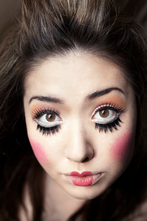 Female model photo shoot of Ena Salim, makeup by Ellie L White