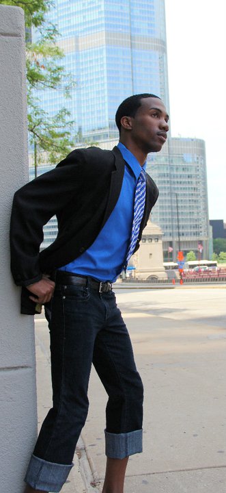 Male model photo shoot of Octavius by Magee1982 in Chicago IL, wardrobe styled by InsCreations