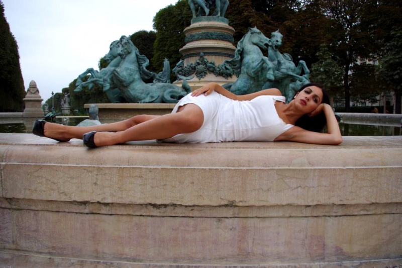 Female model photo shoot of Aubrey Reeves in Paris