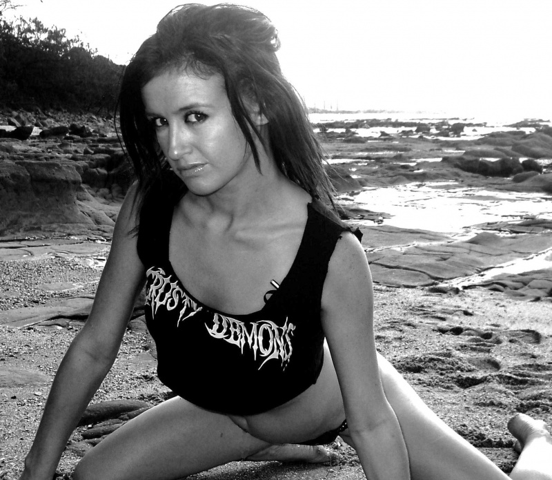 Female model photo shoot of SaraModel in Alexandra Headland Sunshine coast