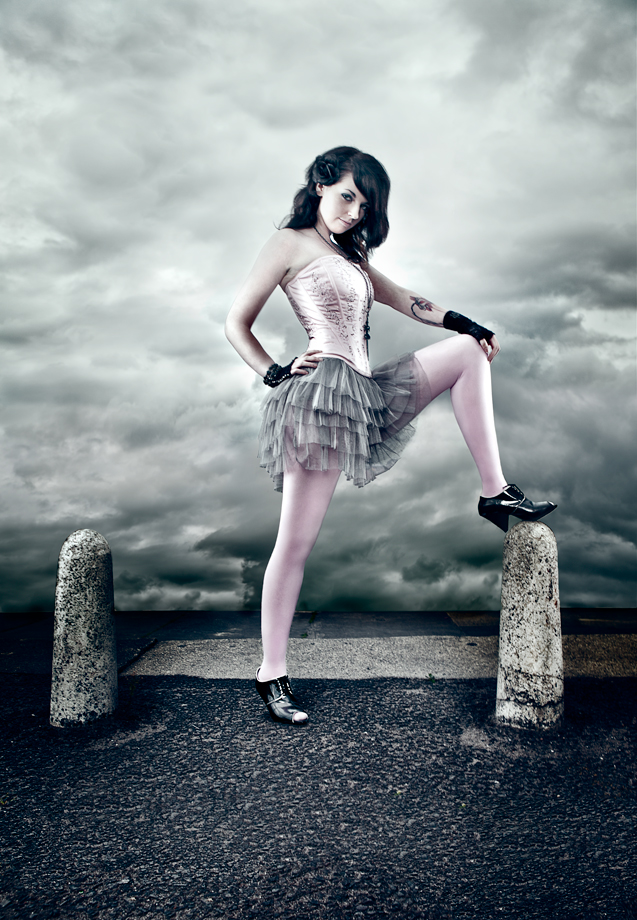 Female model photo shoot of Hara Zombiee