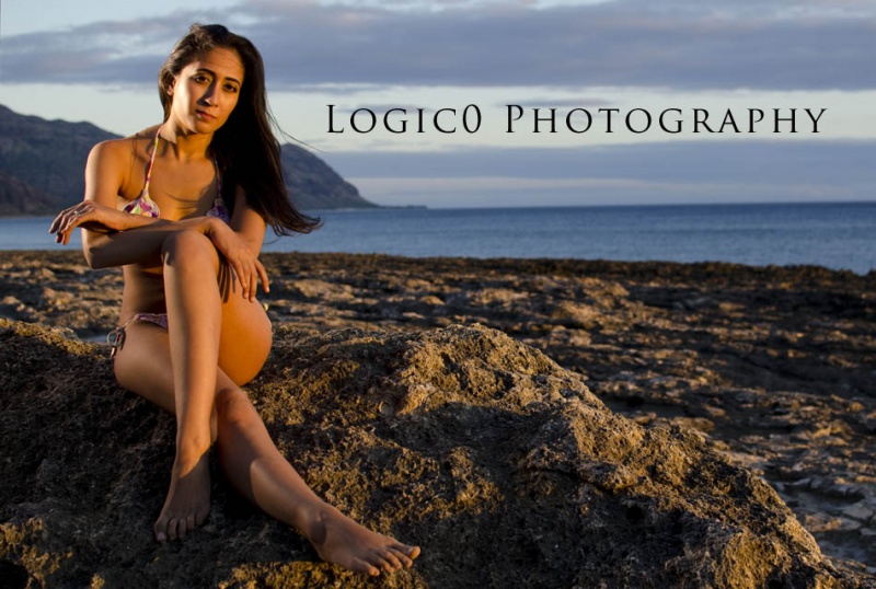 Male and Female model photo shoot of Logic0 Photography and Kate Beyer in Kaena Point