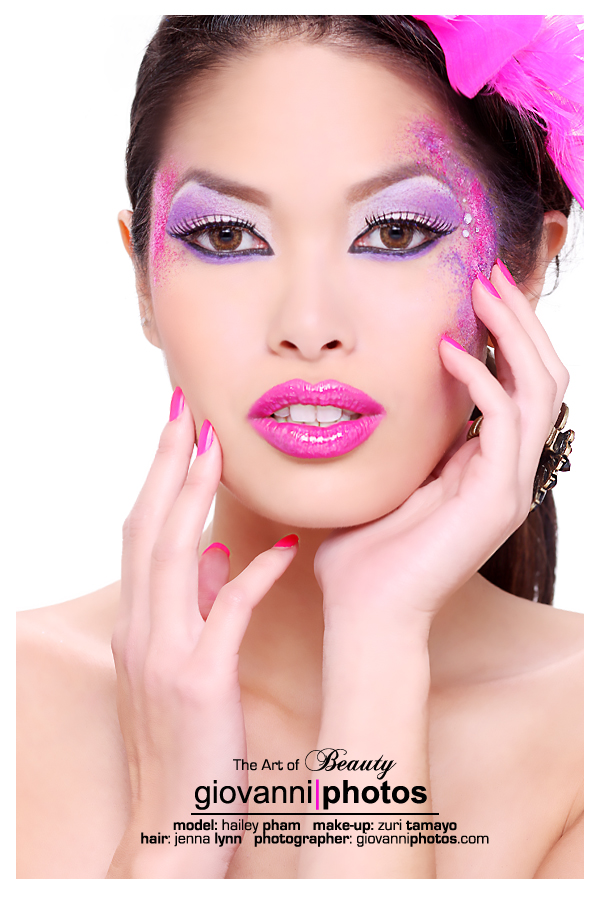 Female model photo shoot of Makeup By Zuri and Hailey Pham by GiovanniPhotos in Long Beach, Ca.