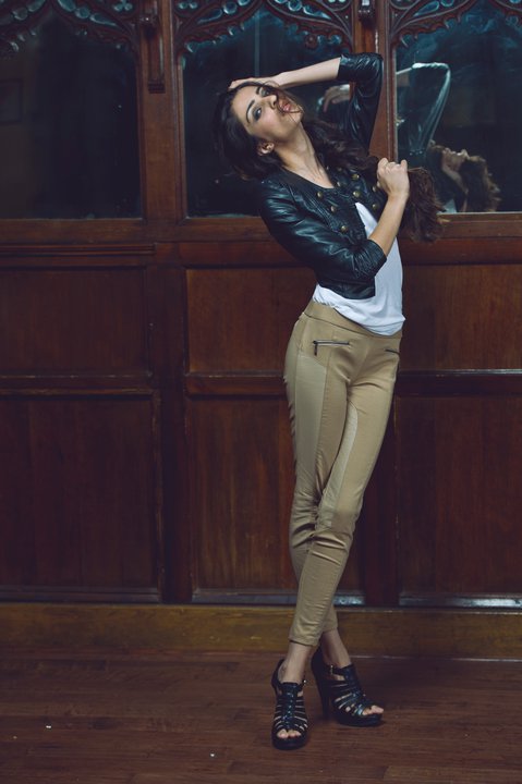 Female model photo shoot of Steffani Shill in Speghetti Warehouse