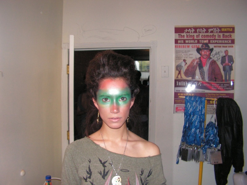 Female model photo shoot of Erica Marusic in King Cat Theater, Seattle, WA