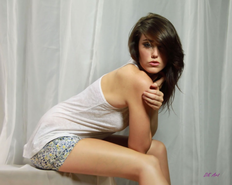 Female model photo shoot of AshleyWinter  by DK Art in Austin, Tx
