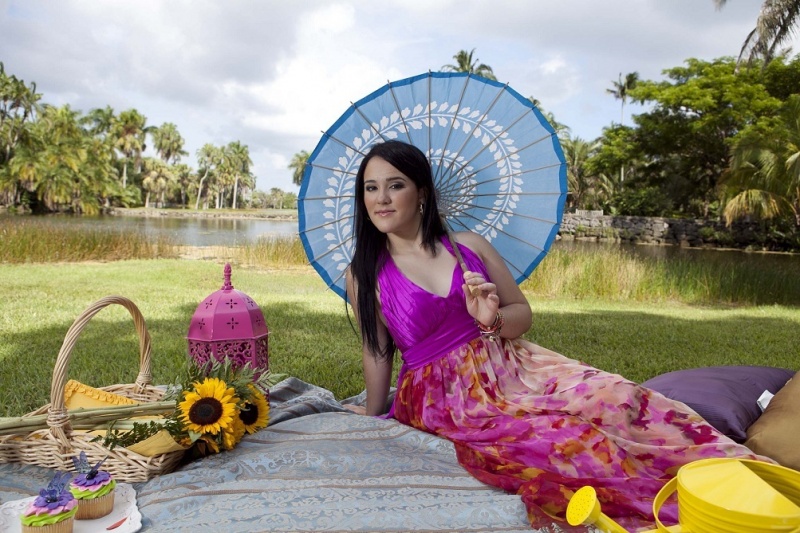 Female model photo shoot of Gigi Johnson by Jonathan Decamps in Fairchild Tropical Gardens, FL