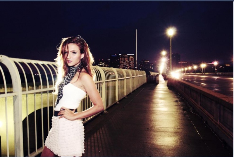 Female model photo shoot of Kira Tai by AMVISUALS in Key Bridge