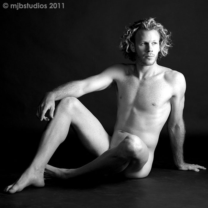 Male model photo shoot of Mitchell Burne in Studio