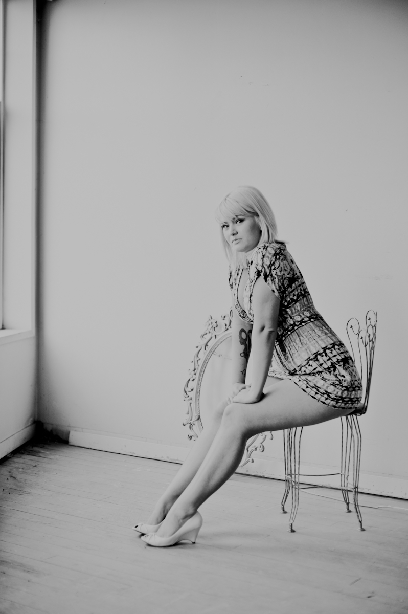 Female model photo shoot of Kim Mallory Photography in Chilliwack Studio