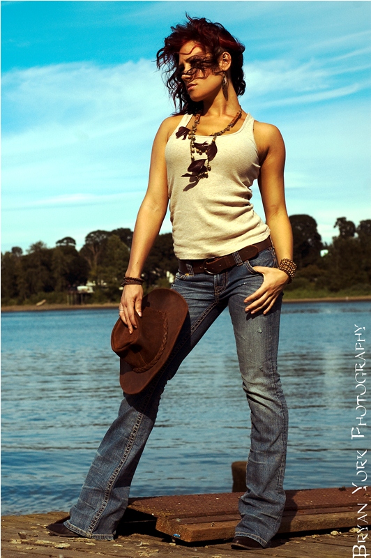 Female model photo shoot of Ashley Anne Ashton  in willamete river