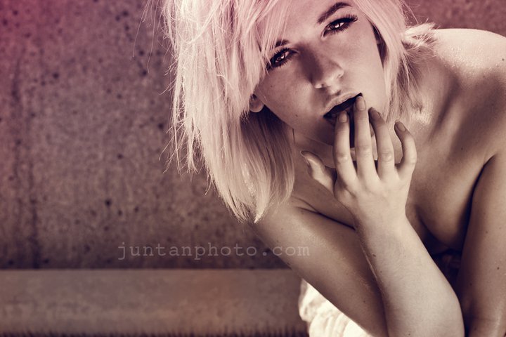 Female model photo shoot of Laura Halpin by Jun X Tan in London