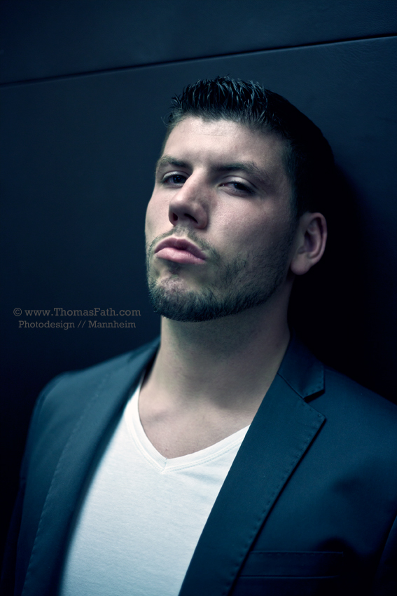 Male model photo shoot of Thomas Fath in elevator @ Faces Bar & Lounge