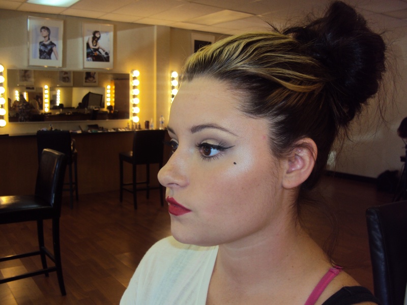 Female model photo shoot of Grace Makeup Artistry