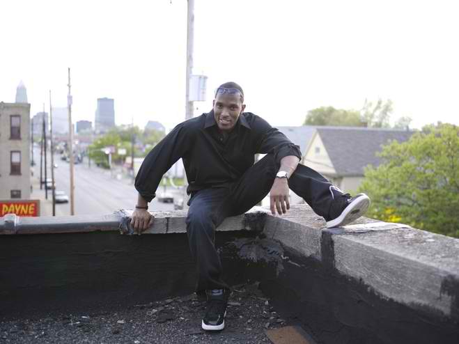 Male model photo shoot of  Aswan Harris in roof top Euclid, OH