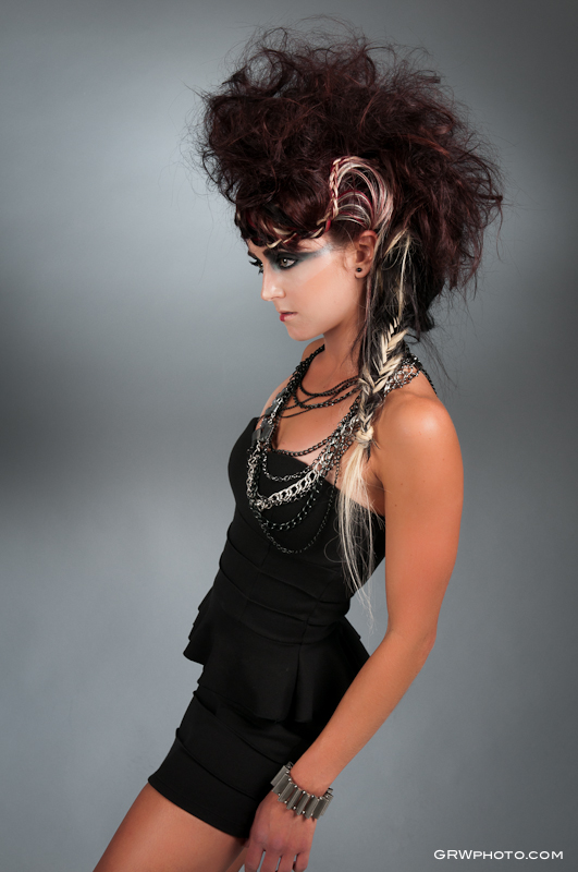 Female model photo shoot of Whitney Griffin by Glen - GRWPhoto, hair styled by Alisha Basham