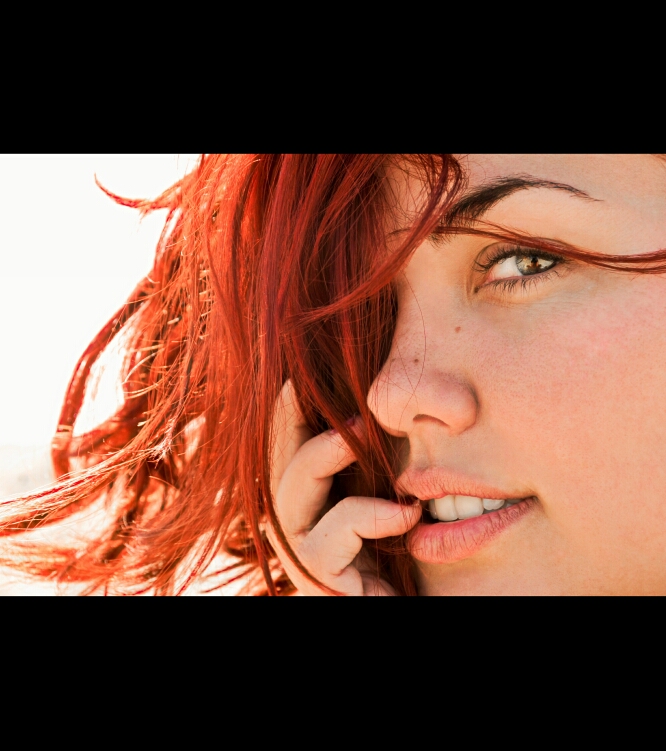 Female model photo shoot of Pinup GiGi Marie by A N D E R S O N in Newport Beach, CA, hair styled by Ashley Gannon - Hair