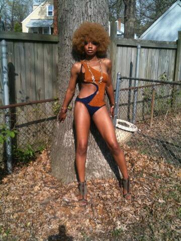 Female model photo shoot of Renee France Designs