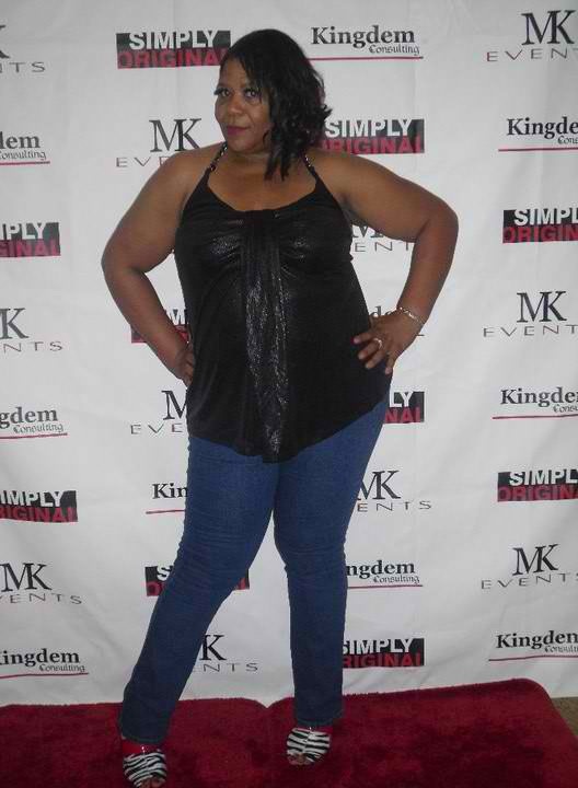 Female model photo shoot of Caramel Divine in Thick N Sassy 2nd Annual Fashion Show