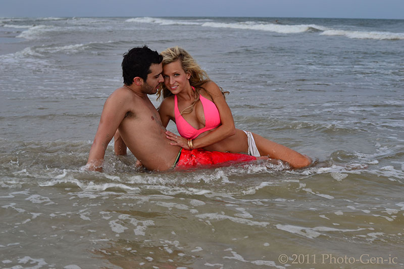Male and Female model photo shoot of Photo-Gen-ic, Aviraz Ben Abu and AmyMarie in Carolina Beach, NC