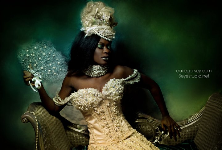 Female model photo shoot of Tolu Omoyele in Claire Garvey Studio Dublin