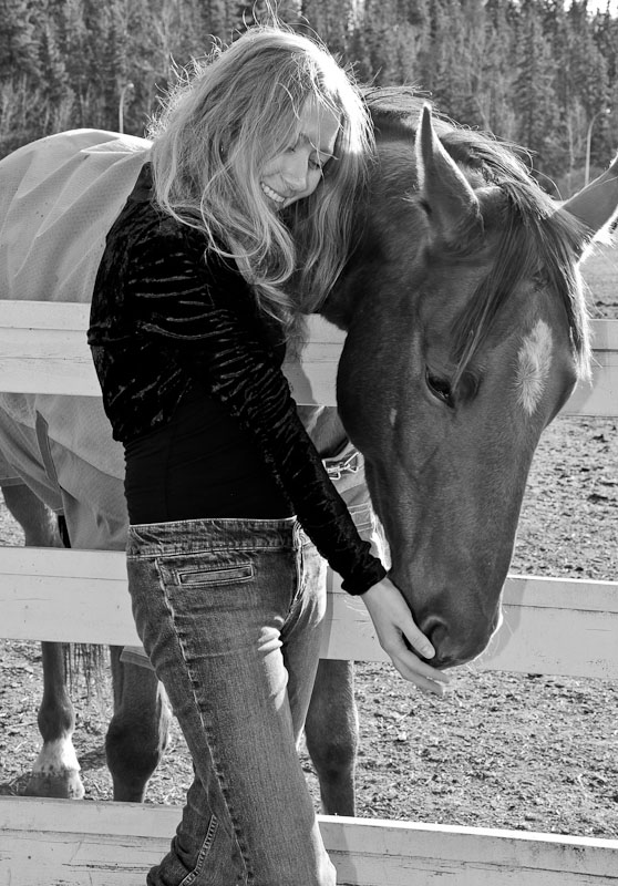 Male and Female model photo shoot of Nikon Barry and tattoosic in Whitemud Equine Centre, Edmonton
