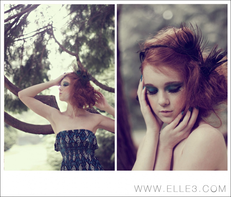 Female model photo shoot of ELLE3 Studio and Rachel Sargeant, makeup by Dee Wang