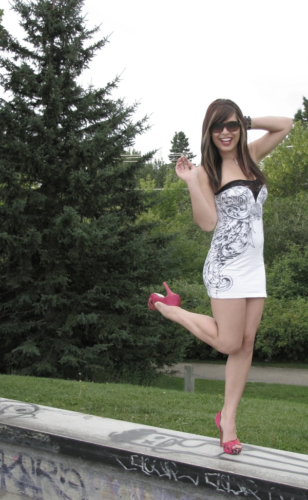 Female model photo shoot of Alisha M Ritchie in Red Deer Skate Park