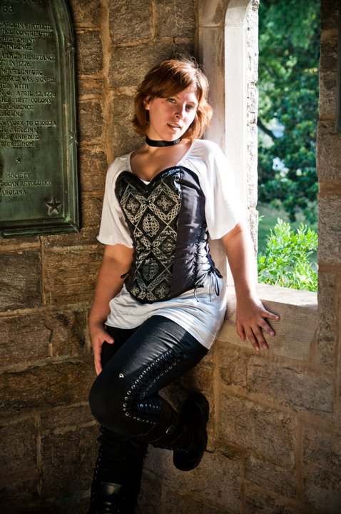 Female model photo shoot of Nyx Nightshade by photosNXS in Oakwood Cemetery Raleigh, NC
