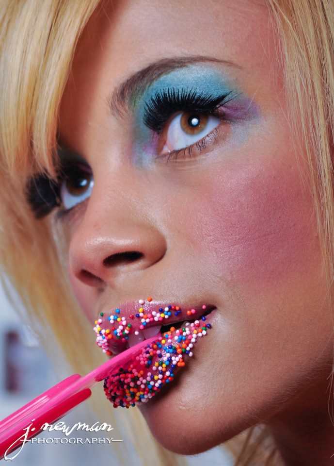 Female model photo shoot of Ms Nicole Rene by Julian Newman in Candy Shop