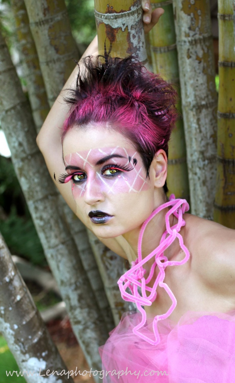 Female model photo shoot of Egla Lujan in Jungle Gardens, Sarasota