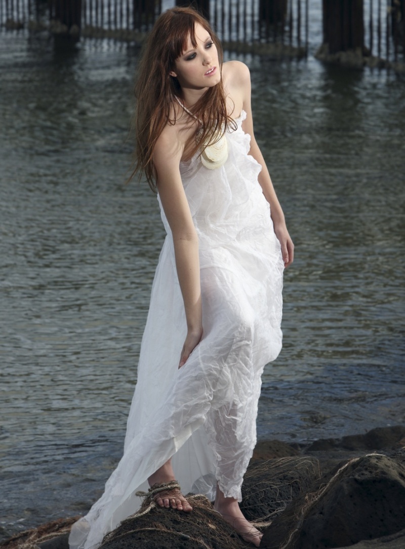 Female model photo shoot of Ampersander fashion in melbourne