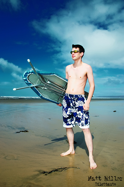 Male model photo shoot of Matt L Miller in A beach