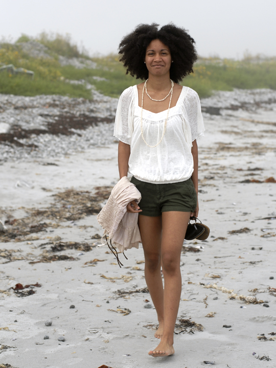 Male and Female model photo shoot of Philip Goutell and Meg New in Hawk Beach, CSI, Nova Scotia, Canada