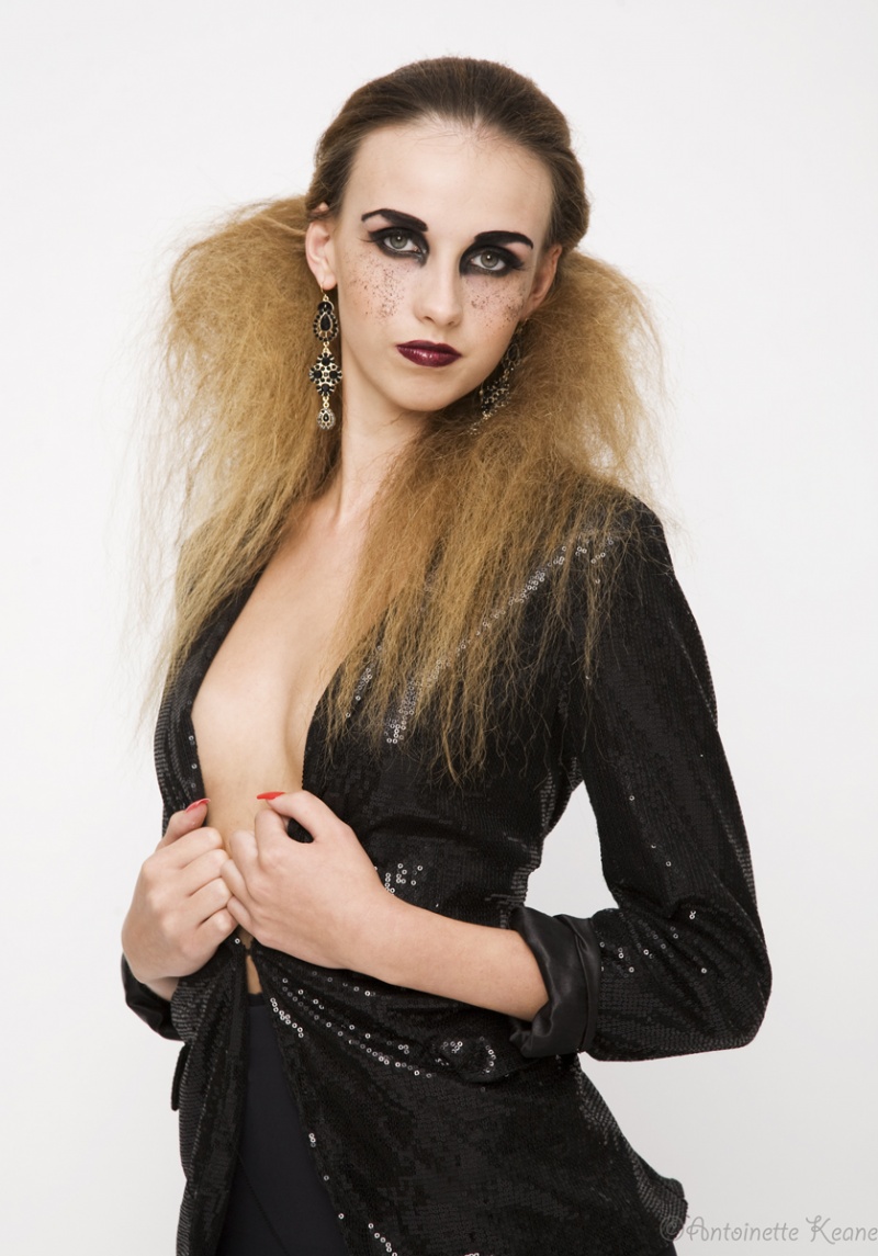 Female model photo shoot of Antoinette Keane, makeup by Aishling Clarke Makeup