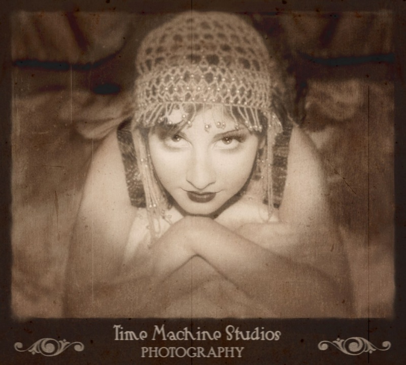 Female model photo shoot of Time Machine Studios in San Antonio, TX