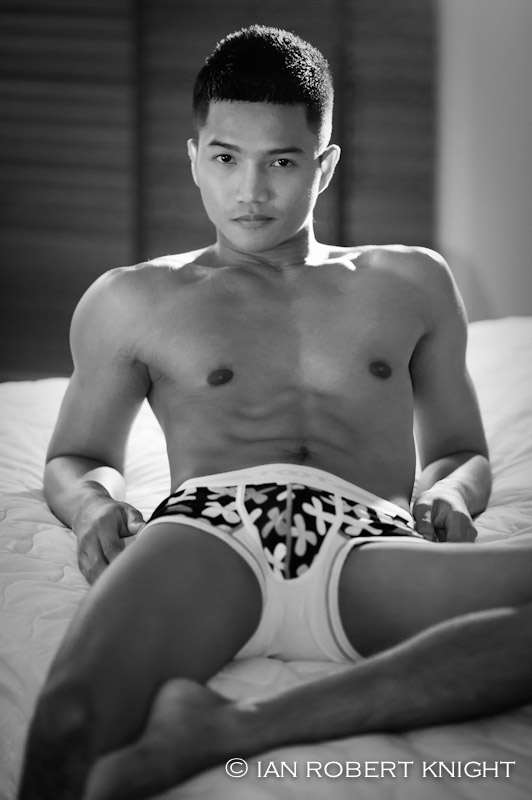 Male model photo shoot of Khun Em by Ian Robert Knight in Bangkok Thailand