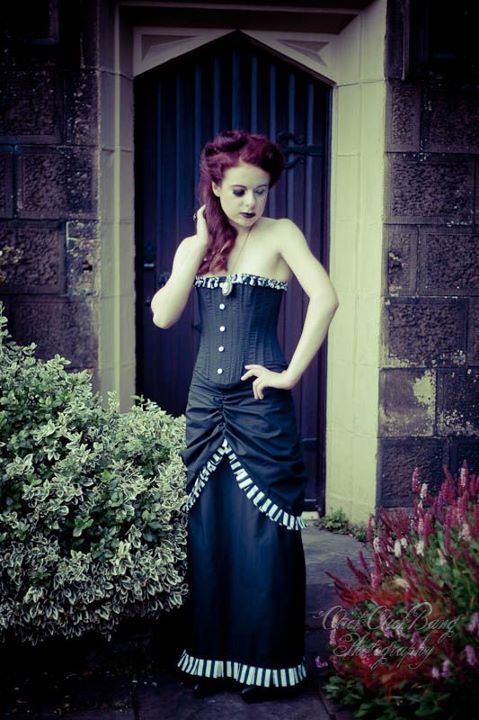 Female model photo shoot of Madame le Goth in Victorian England